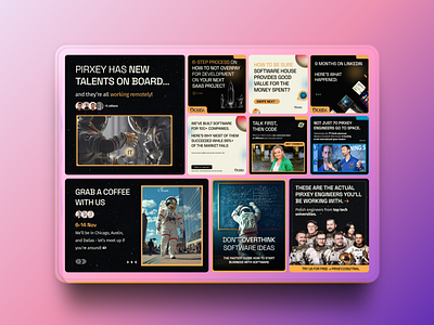 Pirxey – Social Media Content Design | Brand Communication tech marketing