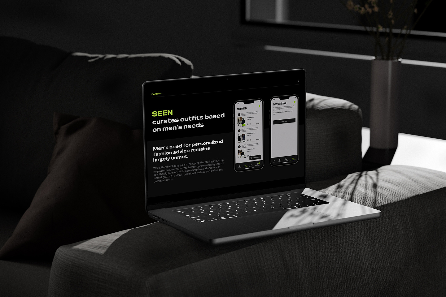 SEEN – Pitch Deck graphic design marketing pitch deck powerpoint presentation template