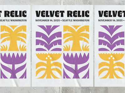 Concert Poster concert digital illustration poster rock concert rock poster vector velvet weekly warmup