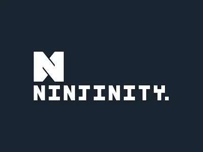 Ninjinity- Ninja+Infinity branding design graphic design infinity logo minimalist ninja ninjinity typography vector
