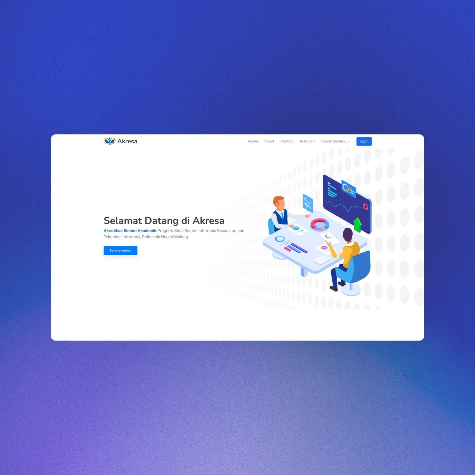 Akresa - Accreditation Management System bootstrap ui ux web app web design