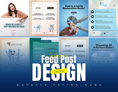 Dental Instagram Carousel Design 🦷 dental graphic design medical