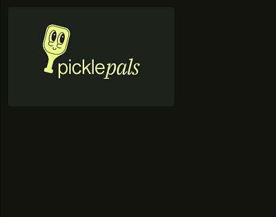Pickle Pals - Pickleball Club Visual Identity ball branding clubs graphic design green identity illustration logo mascot pickle pickleball realproject sport sporty vector visual