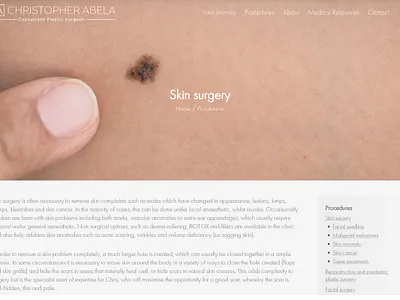 Chris Abela website graphic design ui ux