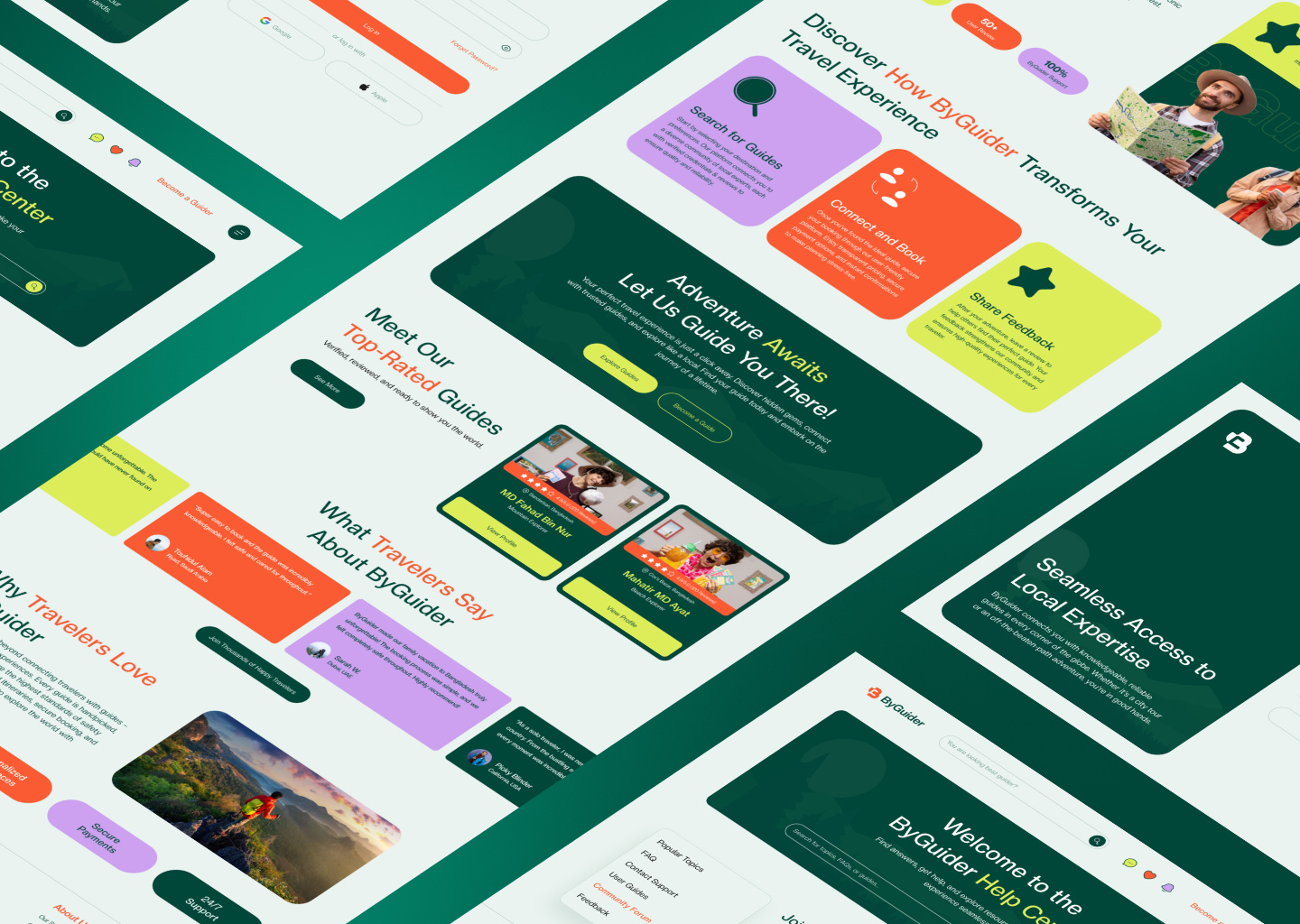 Example of Modern Website Design Service