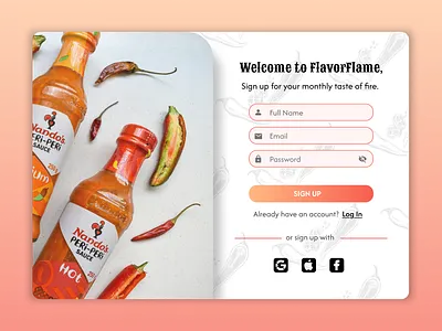 DailyUI#001-Sign Up Page dailyui