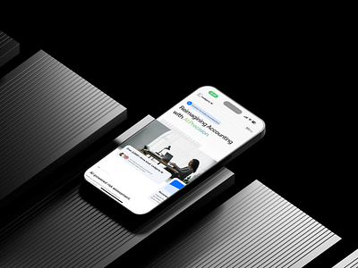 Ledgerly AI - Mobile Portrait account accounting firm ai mobile design webdesign