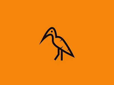 Carrot logo - Bird animal logo bird logo bird logomark branding business logo carrot carrot icon carrot illustration carrot logo carrot logomark creative logo food logo herons icon line art logo logo design minimalist logo sale vector vegetable