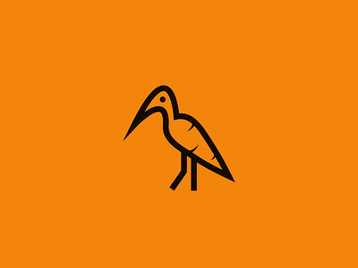 Carrot logo - Bird animal logo bird logo bird logomark branding business logo carrot carrot icon carrot illustration carrot logo carrot logomark creative logo food logo herons icon line art logo logo design minimalist logo sale vector vegetable