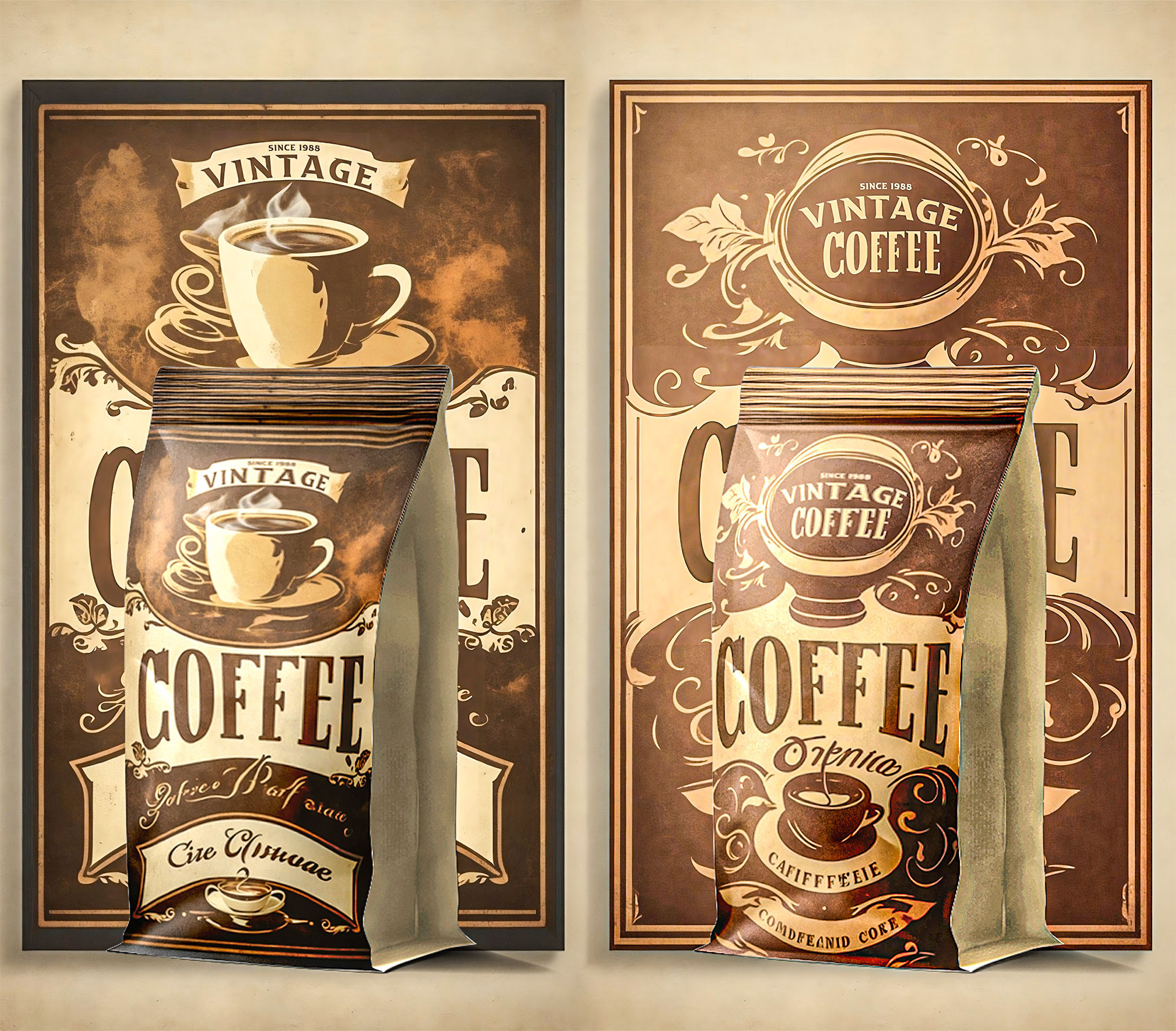 Elegant and vintage Coffee Pouch Label Design attractive pouch bottle label cbd label coffee label coffee label design coffee packaging coffee packaging design coffee pouch coffee pouch design coffee pouch packaging coffee pouch packaging design food packaging label design packaging design pouch pouch design pouch label design pouch packaging design product label