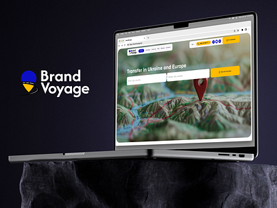 Car transfer website - Brand Voyage branding design online taxi taxi taxi app transfer travel traveling uber ui ukraine ux webdesign website