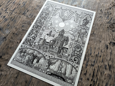 17.10.2025 fairytale fantasy handmade ink medieval paper