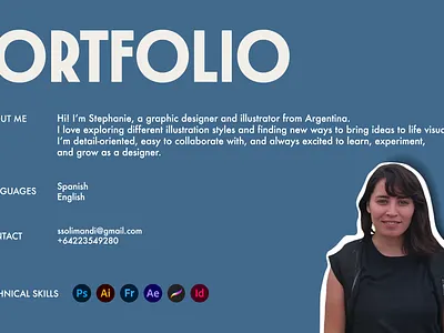 Stephanie Portfolio branding digital art graphic design logo social media