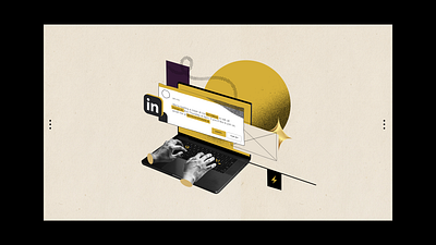 Project Management - Collage illustration