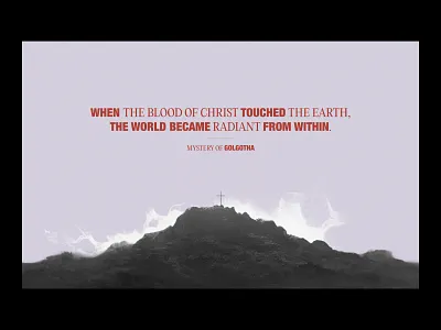 Mystery of Golgotha #02 christ consiousness design editorial layout type typo typography