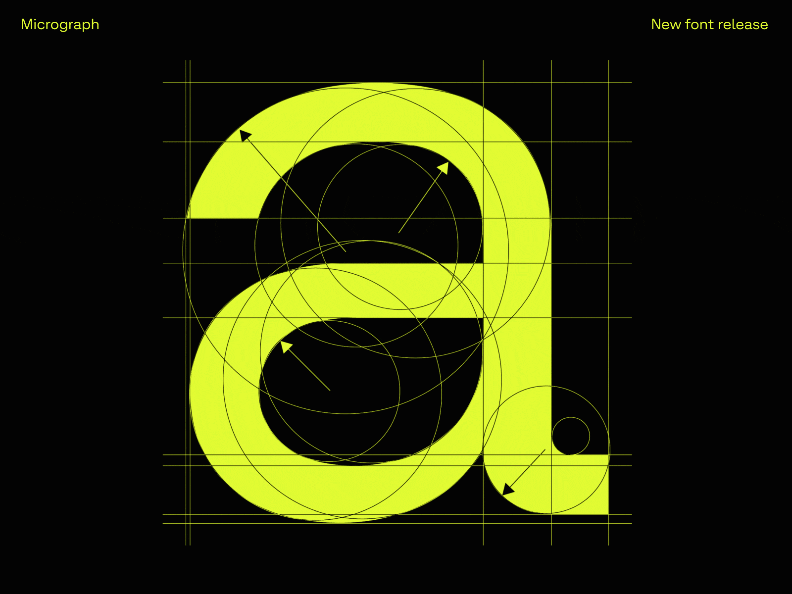 Micrograph Typeface animation variable