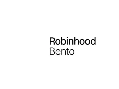 Robinhood's Bento Design System logo animation