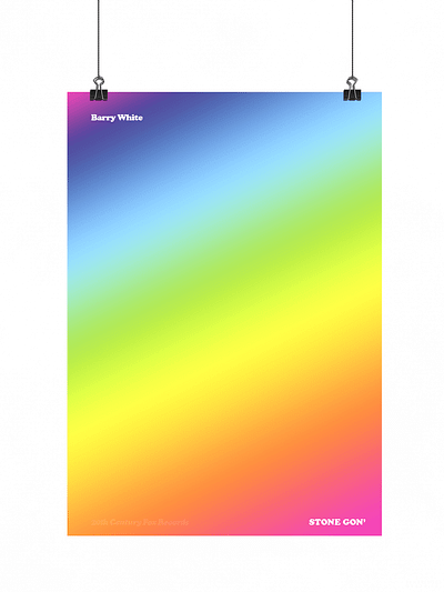 Stone Gon’ | Typographical Poster font gradient graphic design graphics minimal poster serif simple text typography