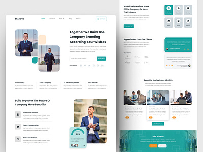 Brandos - Digital Marketing Landing Page agency branding business creative marketing digital agency digital marketing digital marketing website elementor landing page marketing seo template ui design uiux website wordpress