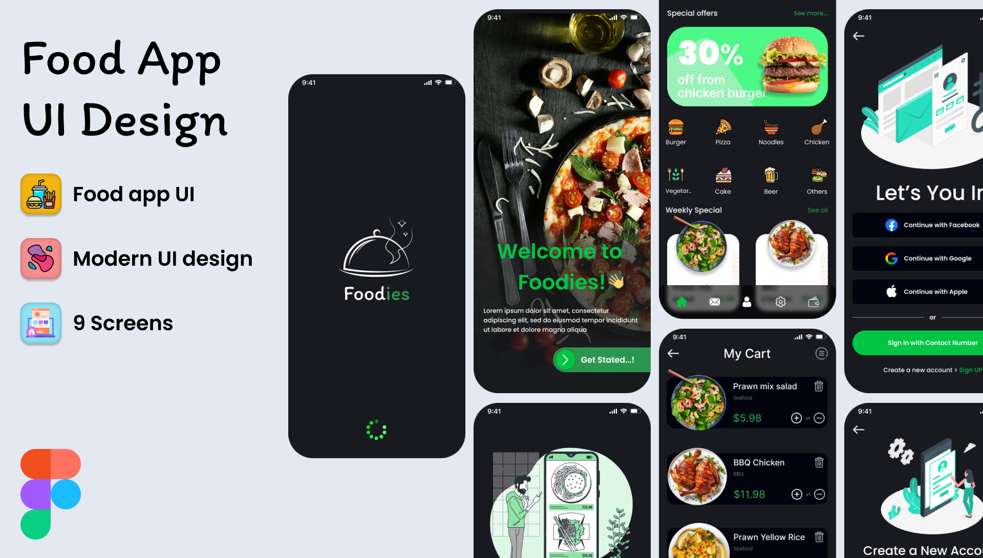 Food App Design app app design app ui design application design design fitness app design food app food app ui design food ordering app design food ui design graphic design healthcare app design recipe app design ui ui design ui ux ux research web design website design