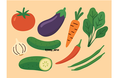 Group of Vegetables Arranged on Yellow Background activity background broccoli carrot celebration character concept cruelty day delicious diet food fruits lifestyle nutrition organic tasty tomato vegan vegetables