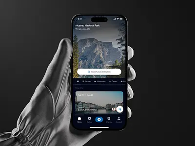 Travel Planner App: Booking & Itinerary Management Flow ai ai booking ai planner ai travel assistant ai travel planner ai trip assistant ai trip planner app design booking dark mode itinerary planner product design saas ticket ticket booking travel travelling trip assistant uiux