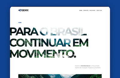 Devoc - Diesel Parts Manufacturer Website graphic design ui ux website