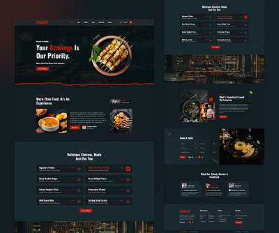 Grill, Bar & Restaurant Template app graphic design sushi template theme uiux website