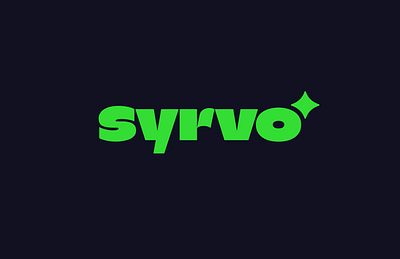 Syrvo - Logo Design branding design flat logo minimal typograph