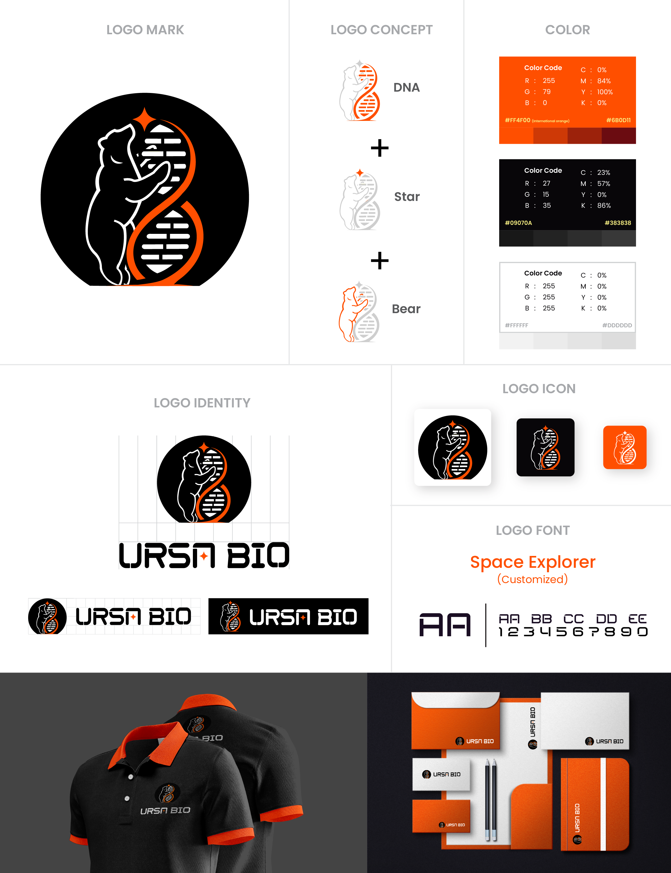 Logo & Brand Identity for a Space Biotech - Pixel Anatomy Studio biotech design illustration landingpage logoconcept pharmaceutical technology ui uidesign webdesign website