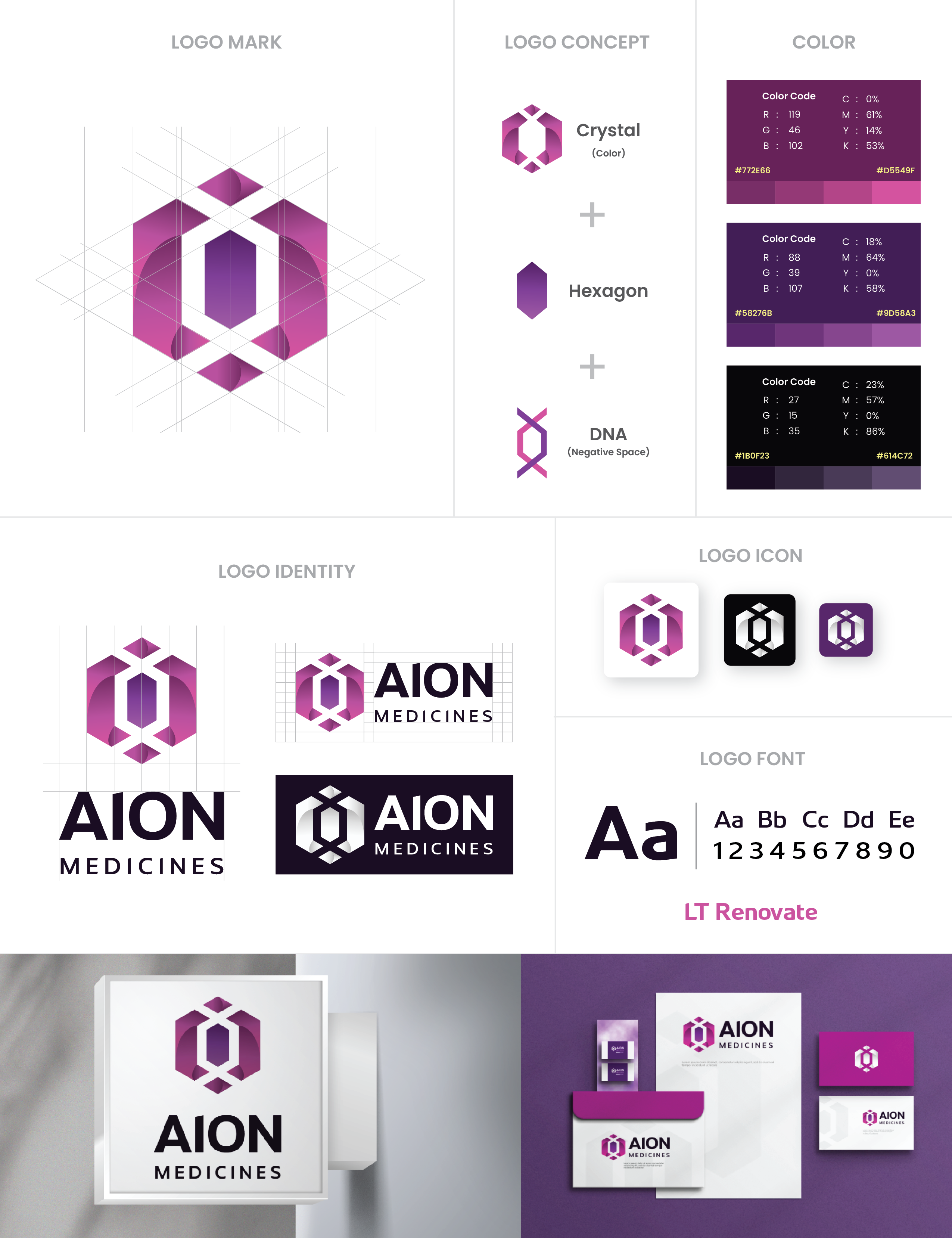Modern Logo & Brand for Biotech Company - Pixel Anatomy Studio biotech brandconcept branding design illustration logo technology