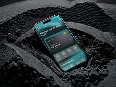 Futuristic Finance App UI Design branding dribbbleshots financeappui graphic design logo moderndashboard sm technology ui