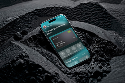 Futuristic Finance App UI Design branding dribbbleshots financeappui graphic design logo moderndashboard sm technology ui