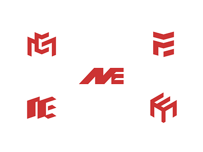 ME Monogram Logo Design acronym bold branding engineering geometric letter lettermark logo design me modern monogram organization simple team tech technology
