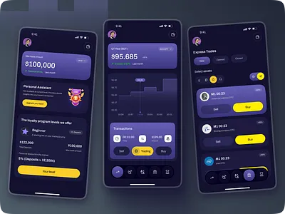 Stock Exchange Mobile App – Trade Smarter, Anywhere crypto crypto trading design finance mobile design fintech mobile ui investment app market analytics market tracker mobile mobile app portfolio management stock exchange stock market stock market app stock trading app trading app trading platform ui web3