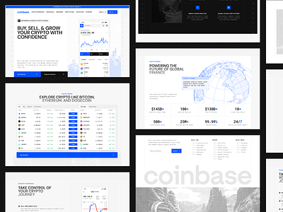 coinbase - Website Redesign ascii bitcoin blockchain blockchaindesign coinbase crypto cryptodesign cryptowebsit data dither ecosystem fintech fintechdesign landingpage ui ux web3 web3design webdesign website