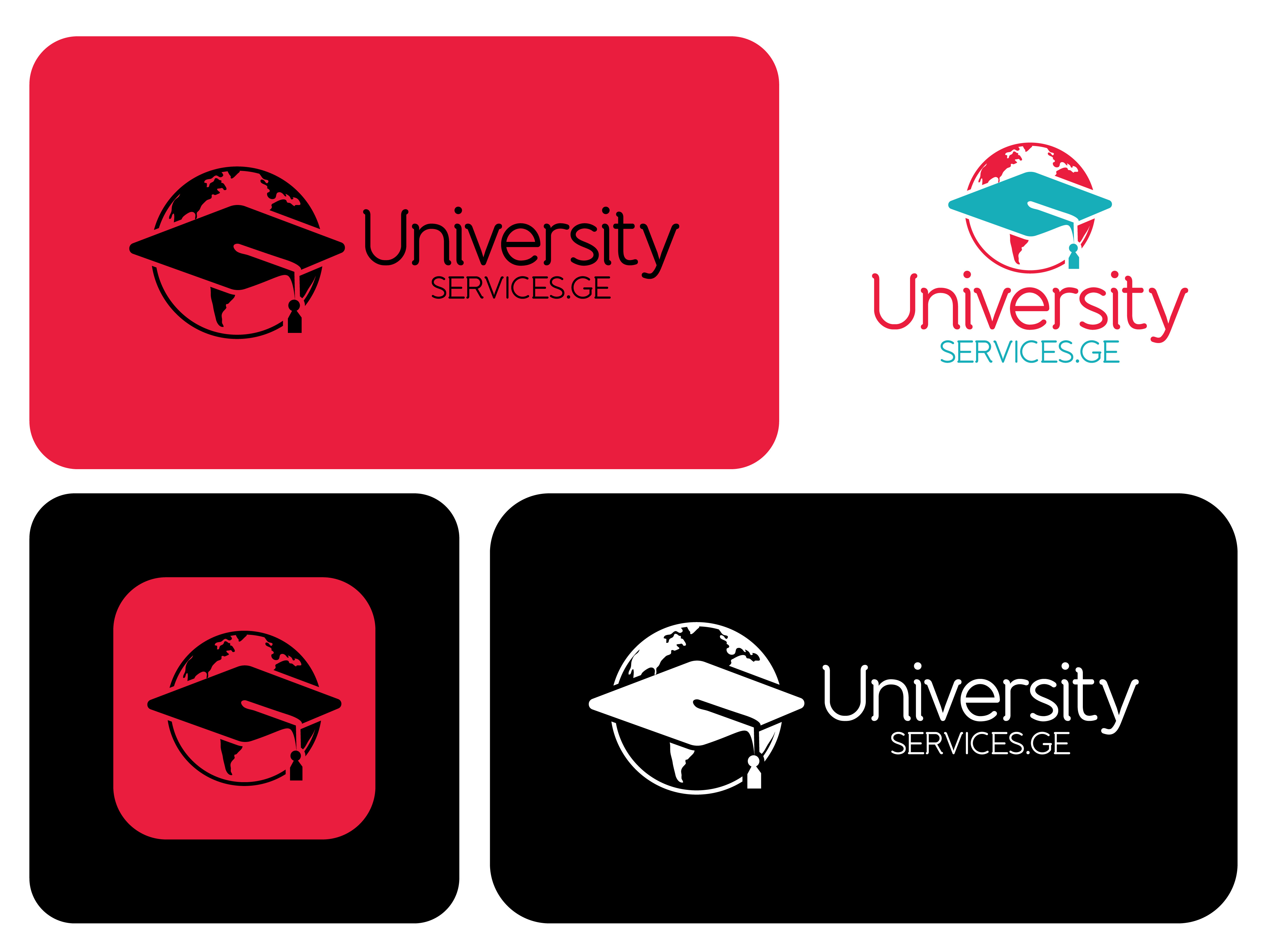 Logo Design for University Services.GE print ready logo