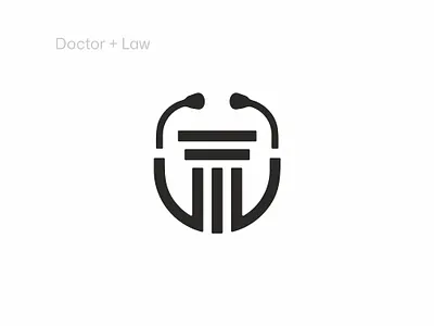 Doctor law logo doctor fimbird health heart law legal logo logodesigner