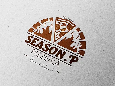 Pizzeria Logo Design 3d branding conceptart creative graphic design graphicdesign illustration logo minimalist modern professional visualidentity