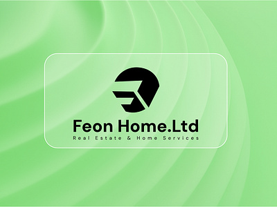 Feon Home Real-estate Logo - F Letter. app brand icon brand identity branding building company logo custom logo f letter logo feon home logo housing logo icon logo logotype real estate logo real home saas sports ui vector web3