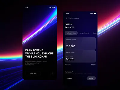 Web3 Points System UI branding design illustration illustrations logo ui web3 应用 活跃