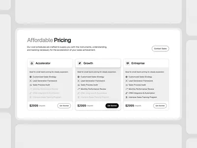 Framer Pricing Component - Framify Design framer framer component library framer development framer template framer templates framer website framify framify design pricing component pricing section pricing section ui pricing sections