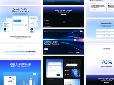 Fintech Website animation bank services banking finance financial website fintech fintech platform fintech startup fintech website design hero section landing page modern banking payments personal finance app revolut saas startup web design