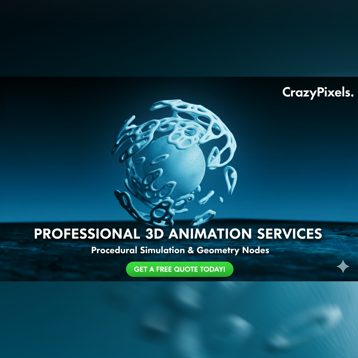 Procedural 3D Animation | Blender Geometry Nodes 3d 3dbranding 3dconcept 3dgraphics 3didentity 3dlogo 3dminimalist 3dmodeling 3drendering 3dvisualization animation architecturalvisualization blender branding digitalart graphic design metaverse motion graphics motiongraphics productdesign