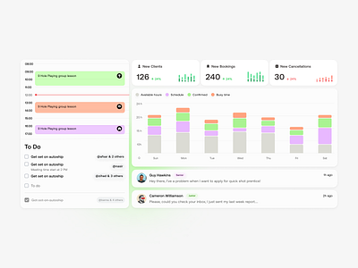 Sport Coaching App - Flexible Modules branding claneder coaching design design system graphic design landing page modularity module system platform saas sports sports landing page sports website ui ux website