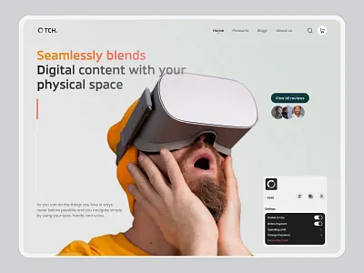 Technology Website – AR/VR gaminghardware landingpagedesign modernui productdesign technology techwebsite uidesign uiuxdesign userexperience uxdesigner vrdesign webdesign