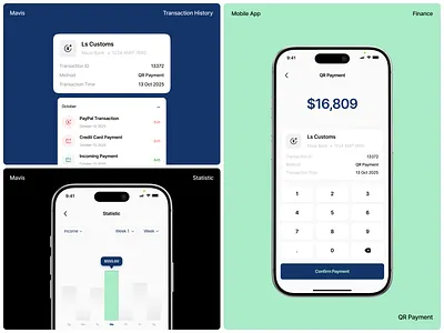 Mavis Mobile App app design figma finance app minimalist mobile app mobile app design mobile app ui mobile design mobile finance mobile ui payment app