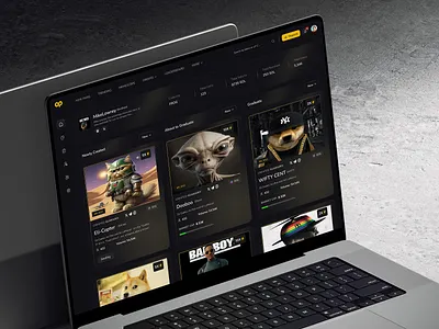 Crypto Token Launchpad Dashboard blockchain crypto crypto launchpad crypto token generator listing token token launchpad dashboard token listing tokenlaunchpad web design