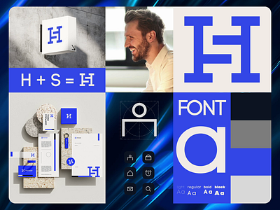 HANSER - Financial & Tech Enablement Program Branding brand design brand designer brand identity branding business design corporate identity financial technology fintech branding graphic design h logo logo logo design logo identity luxury minimal design modern professional branding tech tech enablement typography