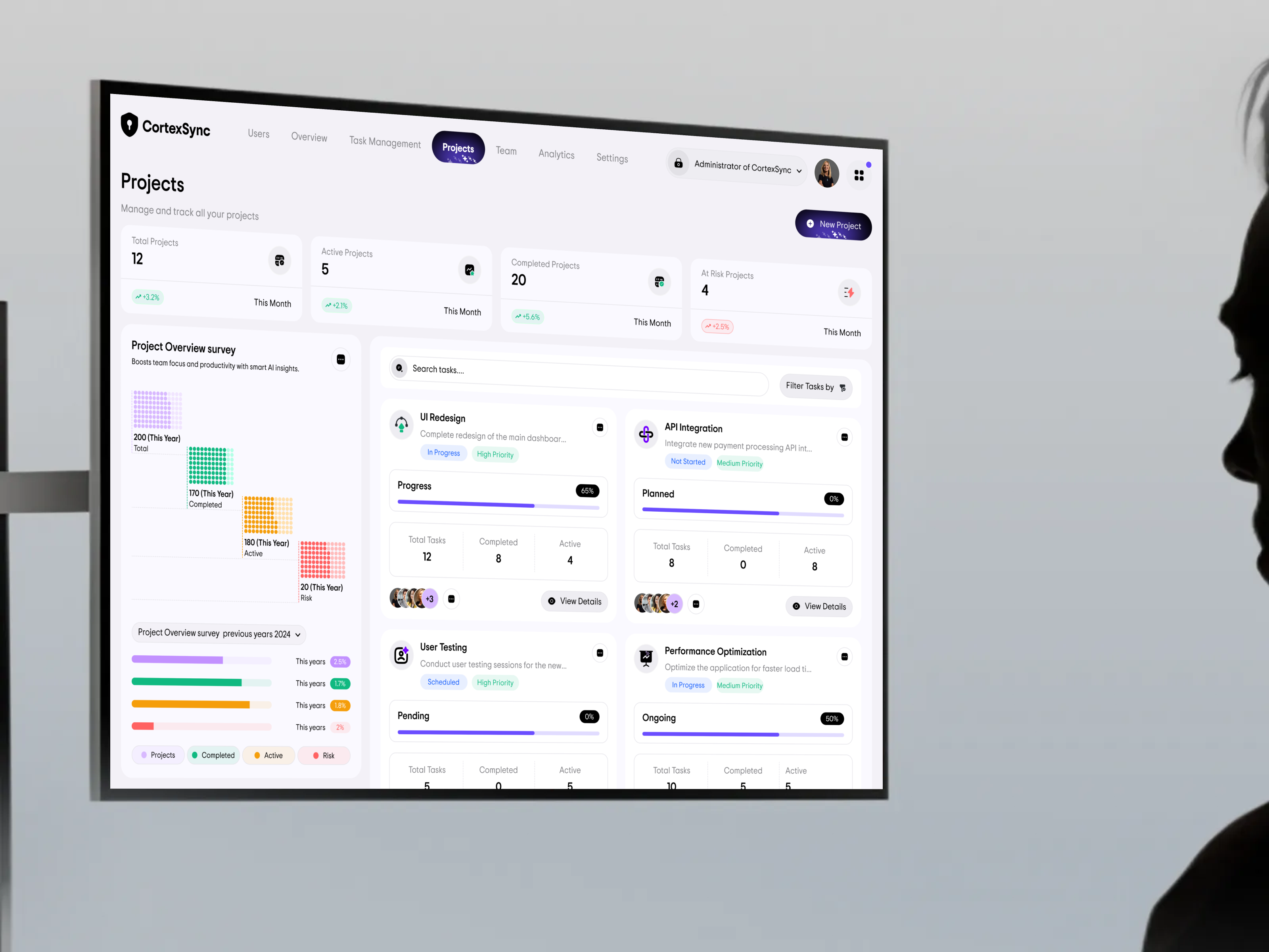 CortexSync – Smart team collaboration with AI suggestions ai aipowereddashboard aiux collaborationtool dashboardexperience datadrivendesign intelligentworkspace moderndashboard nextgencollaboration productivitybooster productivitydesign projectmanagement saasdesign smartcollaboration taskautomation teamefficiency teammanagement webappdesign workflowmanagement worksmarter